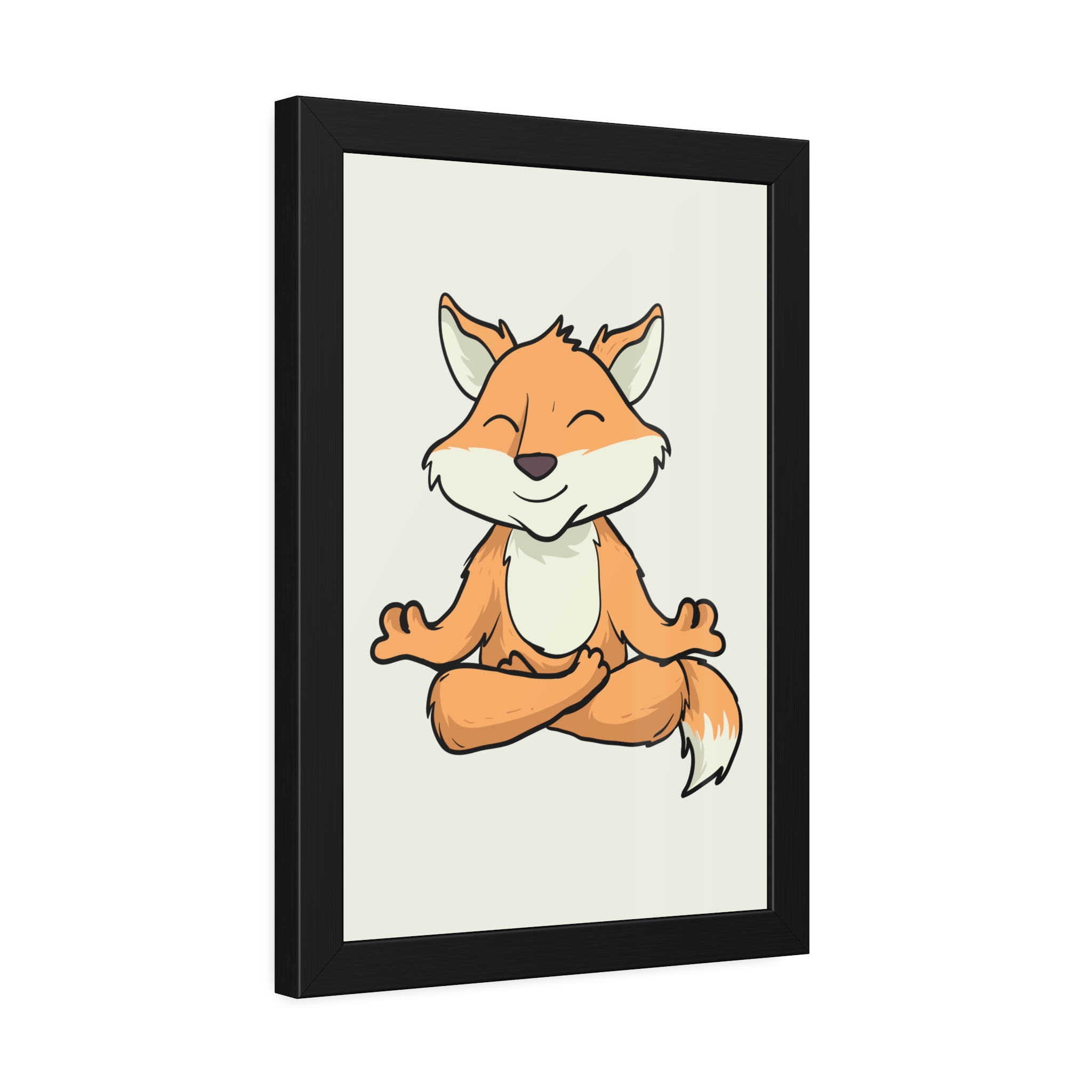 Meditating Fox Framed Poster — Whimsical Nursery Wall Art - Image 14