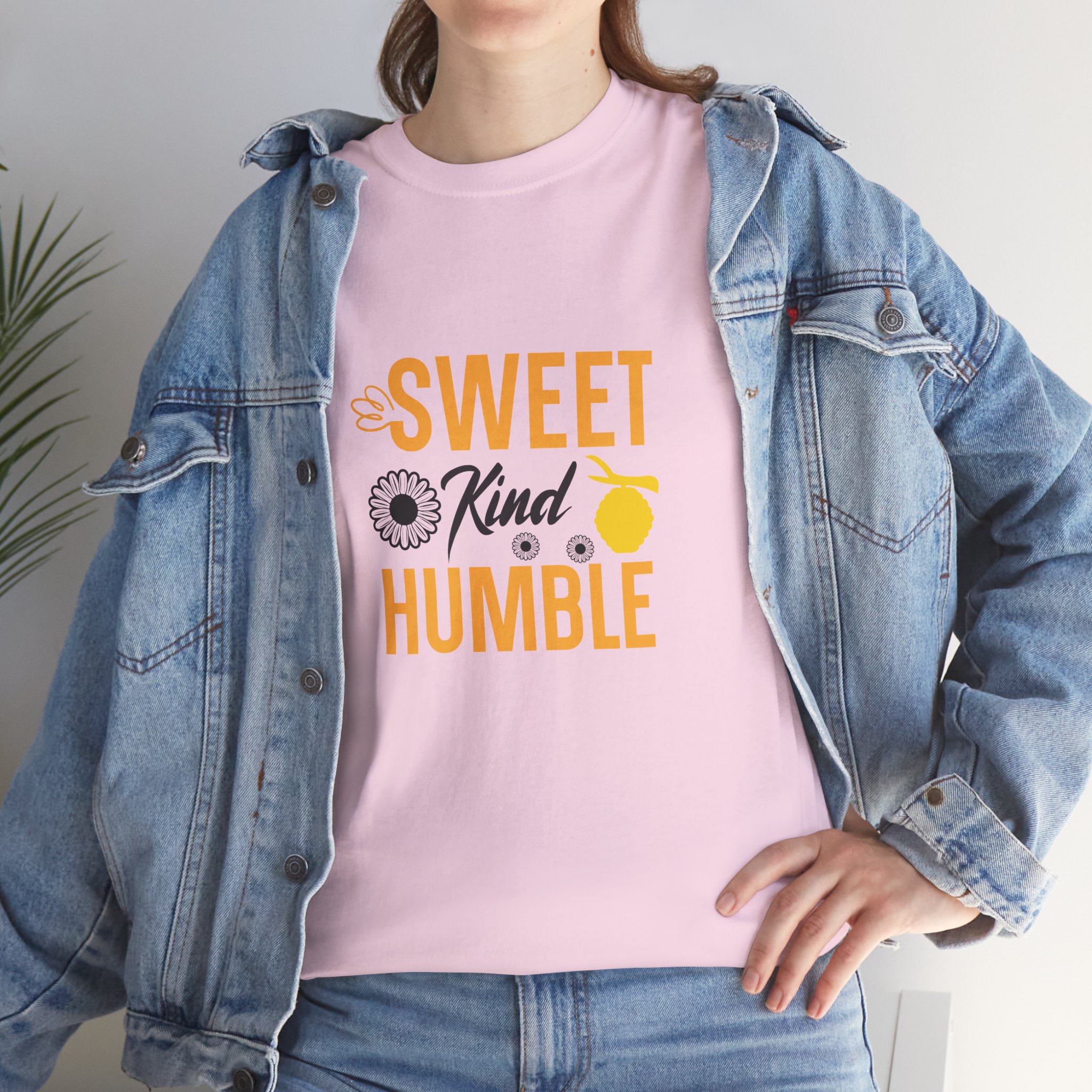Sweet Kind Humble T-Shirt — Floral Lemon Graphic Tee - Image 11