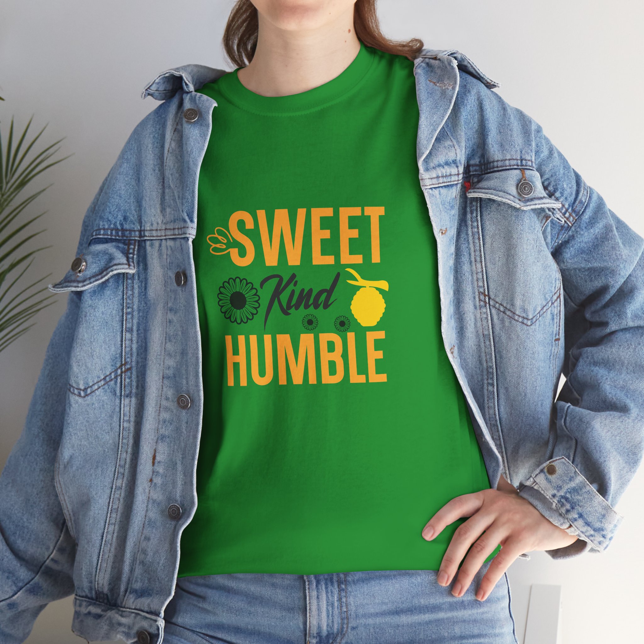 Sweet Kind Humble T-Shirt — Floral Lemon Graphic Tee - Image 5