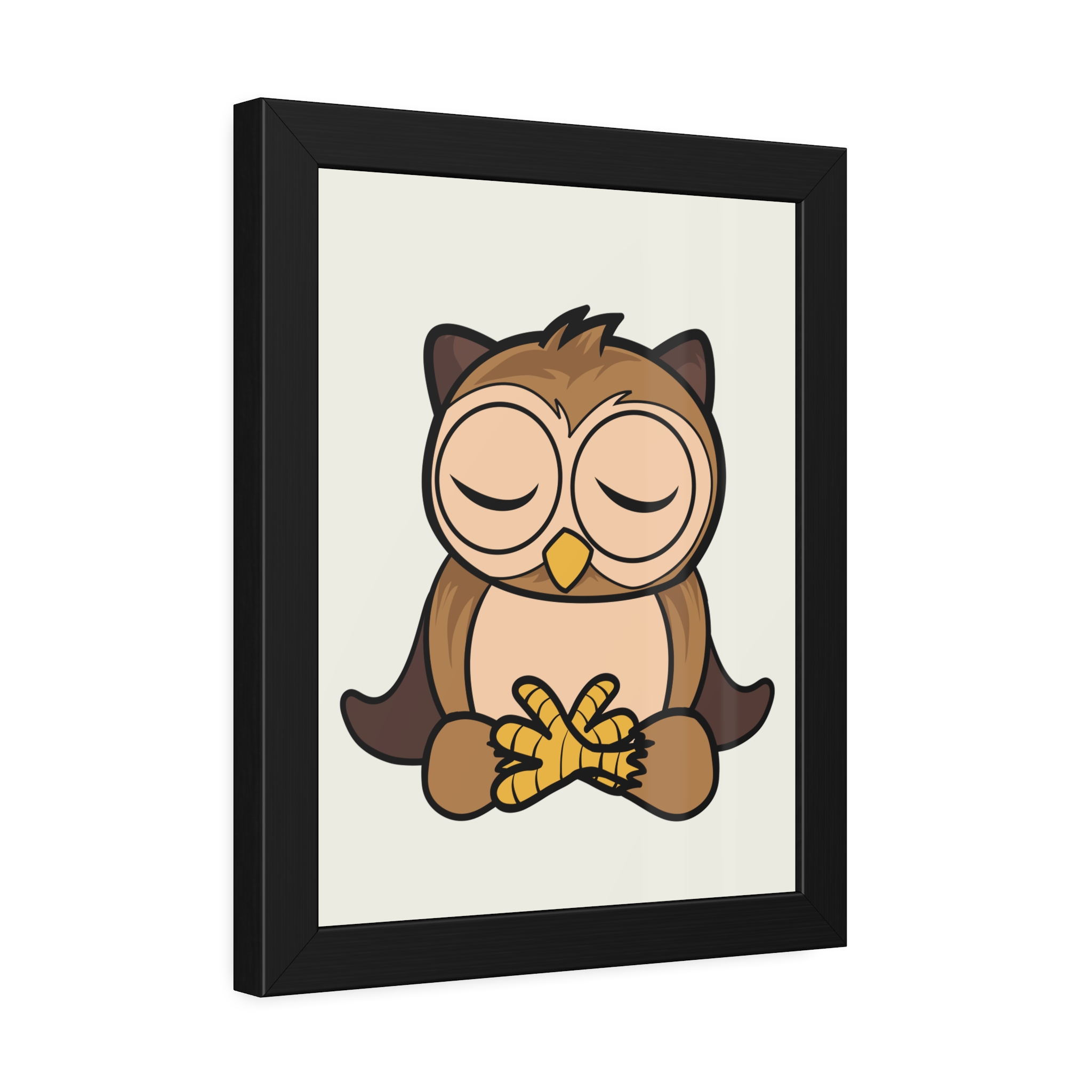 Sleeping Owl Illustration Framed Poster | Nursery Wall Art - Image 10