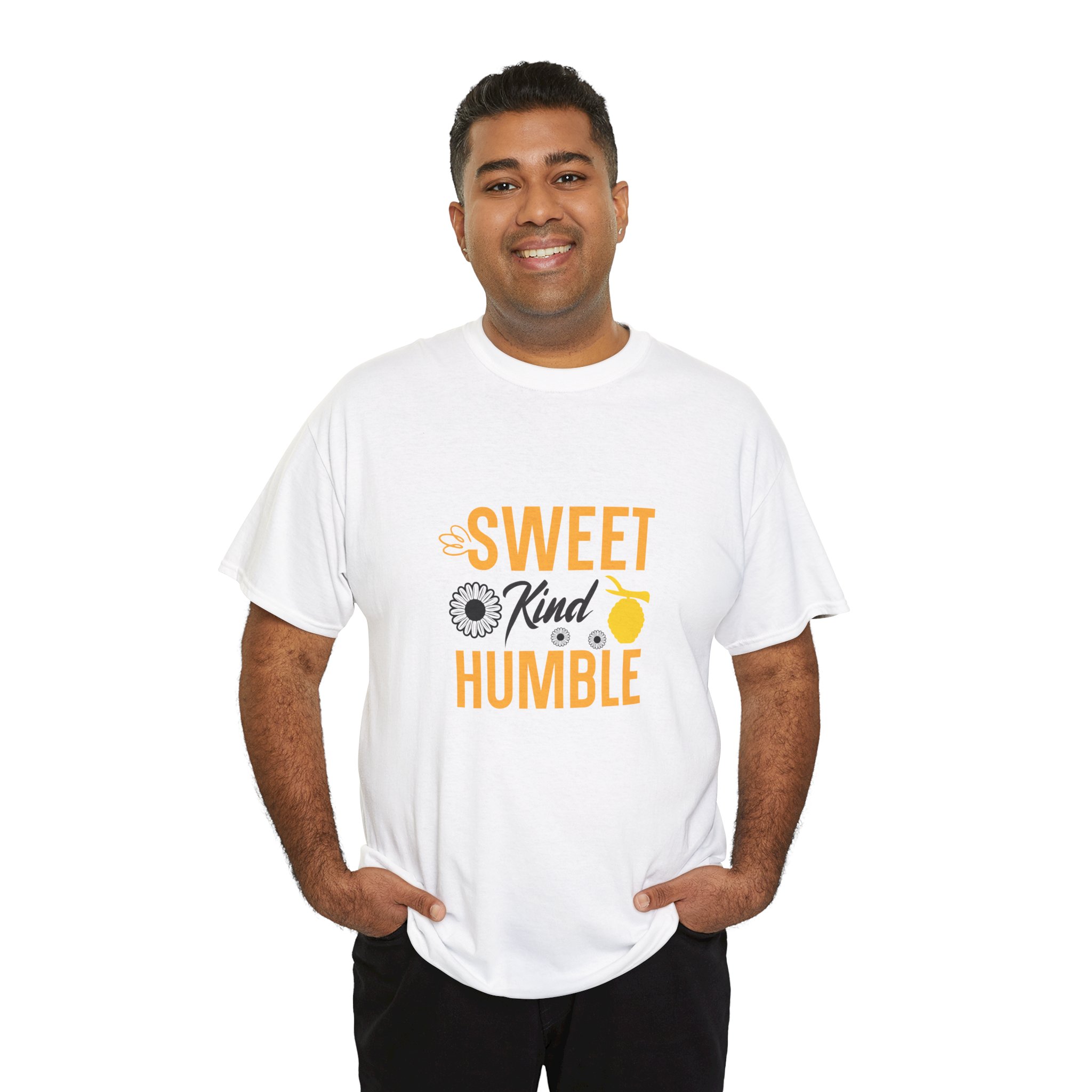 Sweet Kind Humble T-Shirt — Floral Lemon Graphic Tee - Image 3