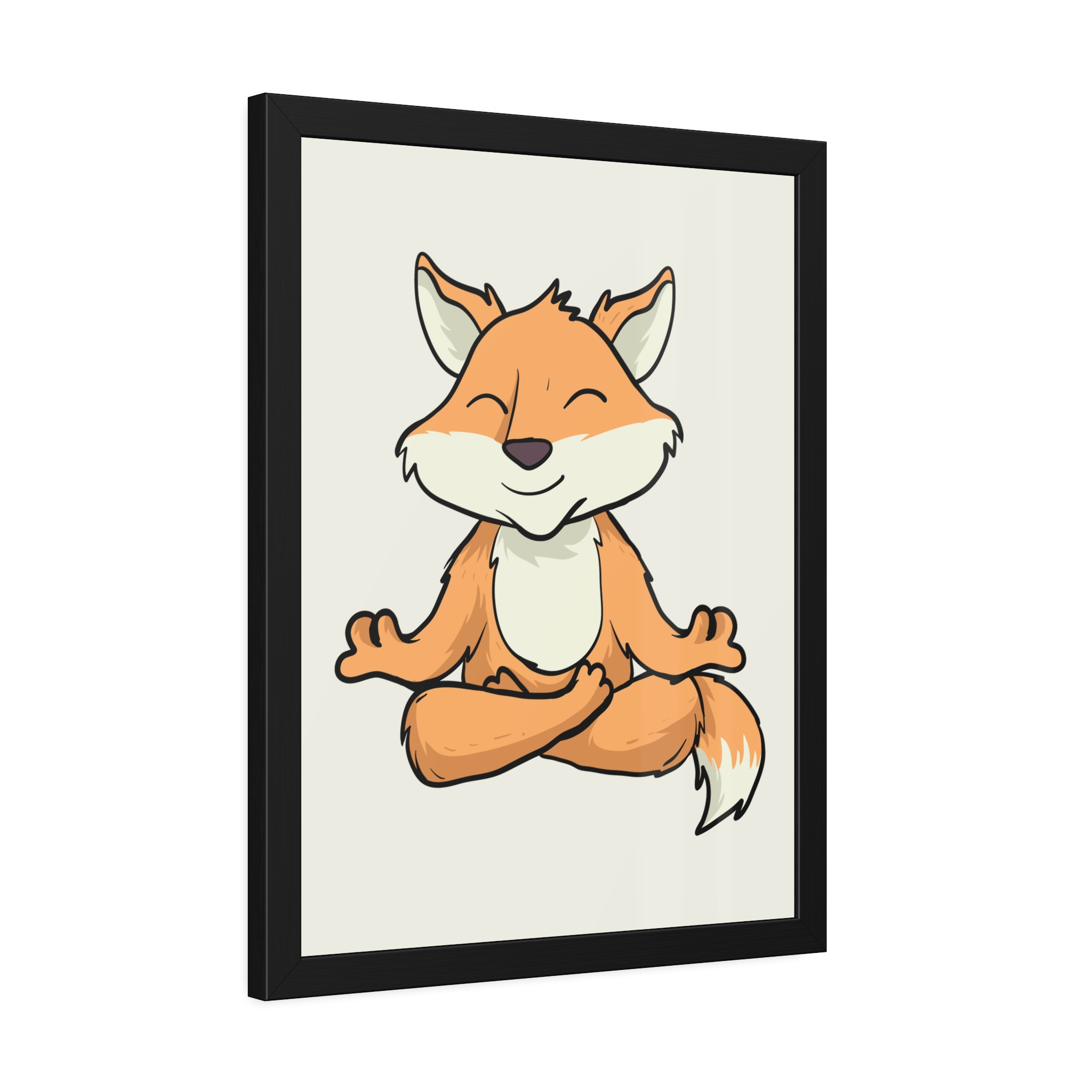 Meditating Fox Framed Poster — Whimsical Nursery Wall Art - Image 22
