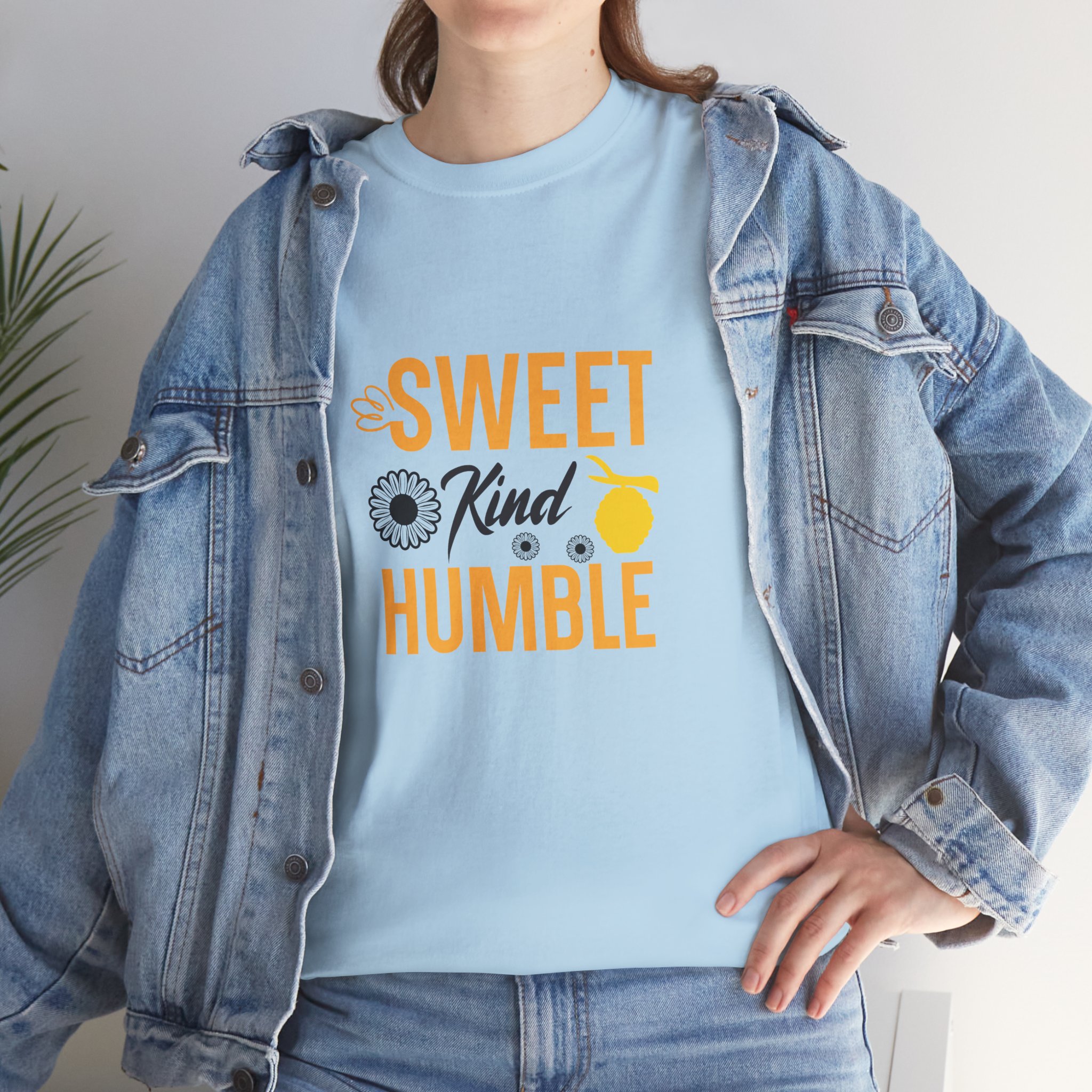 Sweet Kind Humble T-Shirt — Floral Lemon Graphic Tee - Image 8